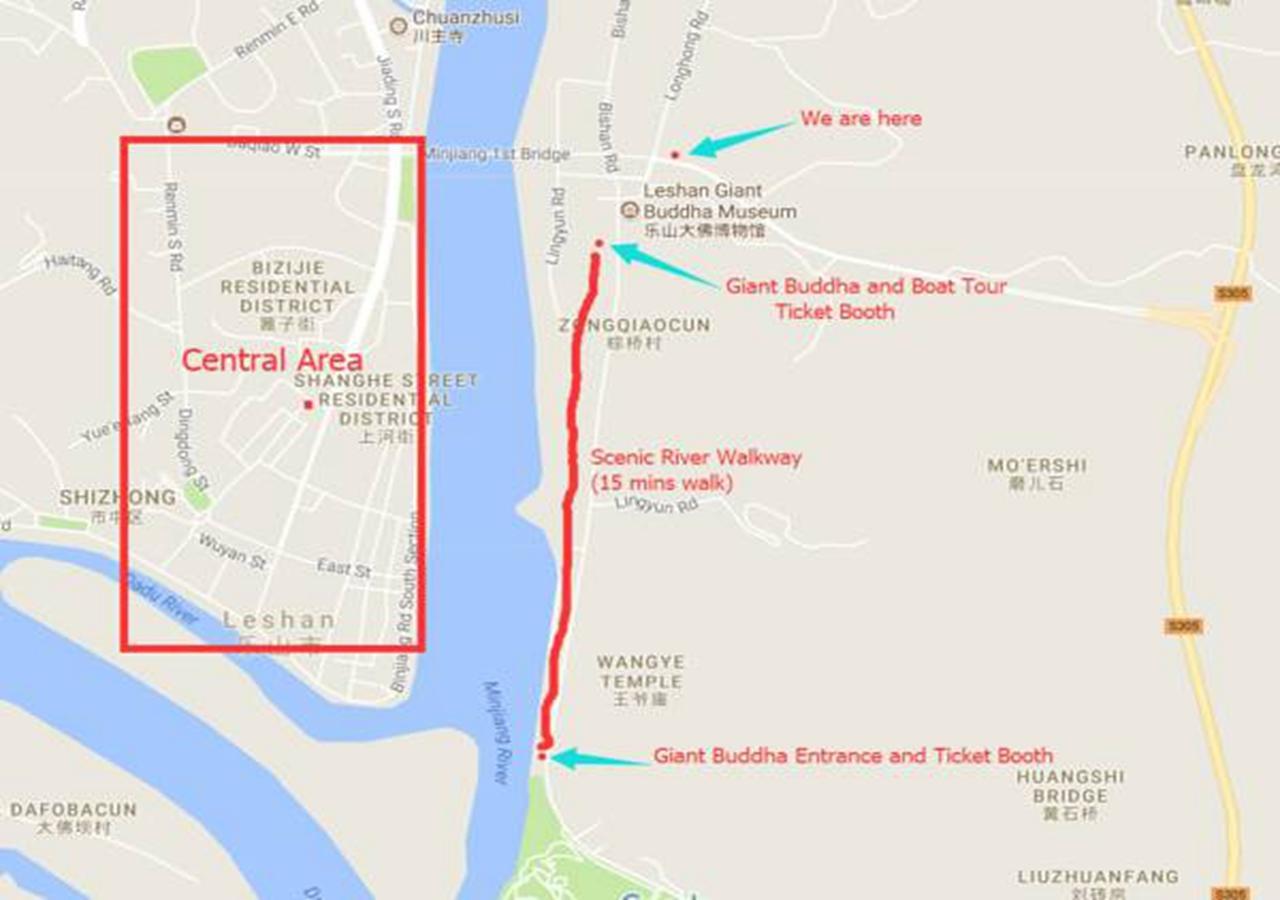 Peace Inn The Leshan Giant Buddha Branch Ngoại thất bức ảnh